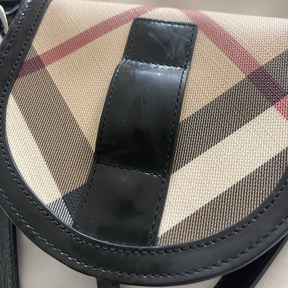 Burberry Supernova Check Canvas Crossbody Bag - Picture 4 of 4